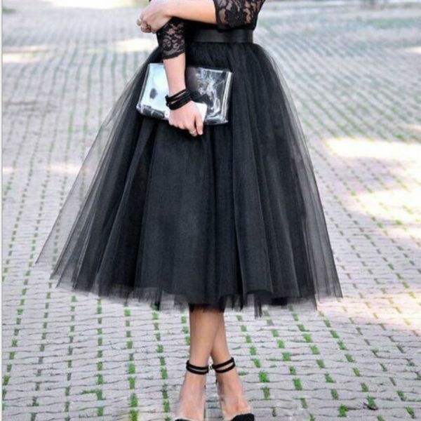 quality layers fashion tulle skirt pleated tutu skirts womens lolita petticoat bridesmaid midi skirt black jupe saias faldas 5xl y200326
quality layers fashion tulle skirt pleated tutu skirts womens lolita petticoat bridesmaid midi skirt black jupe saias faldas 5xl y200326