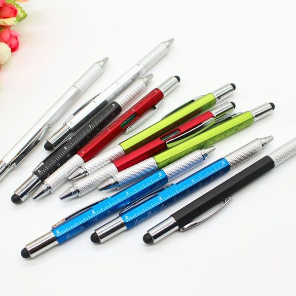 ballpoint pens pocket 6 in 1 multi purpose pen with touch screen ruler level head screwdriver stationery school office supplies, Blue;orange
ballpoint pens pocket 6 in 1 multi purpose pen with touch screen ruler level head screwdriver stationery school office supplies, Blue;orange