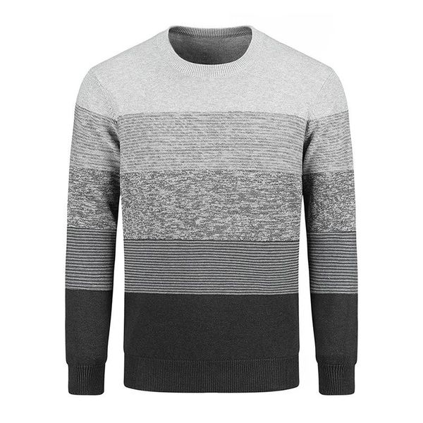 autumn casual men sweater o-neck grey patchwork pullover winter knitwear men, White;black
autumn casual men sweater o-neck grey patchwork pullover winter knitwear men, White;black