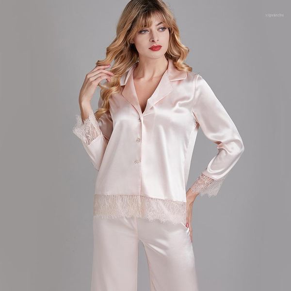 new pajamas ladies spring and summer models spring silk long-sleeved home service thin section long-sleeved trousers lace suit1, Black;red
new pajamas ladies spring and summer models spring silk long-sleeved home service thin section long-sleeved trousers lace suit1, Black;red