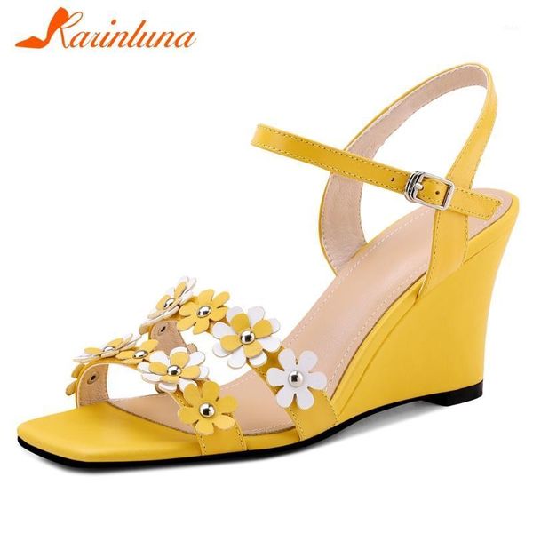 karin female casual party sandals open toe flower wedges open toe women sandals genuine leather candy color women shoes1, Black
karin female casual party sandals open toe flower wedges open toe women sandals genuine leather candy color women shoes1, Black