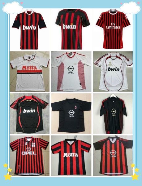 retro ac milan soccer jerseys kaká baggio rivaldo ronaldo nesta maldini pirlo inzaghi beckham rui costa shevchenko vintage shirt classic kit, Black;yellow
retro ac milan soccer jerseys kaká baggio rivaldo ronaldo nesta maldini pirlo inzaghi beckham rui costa shevchenko vintage shirt classic kit, Black;yellow
