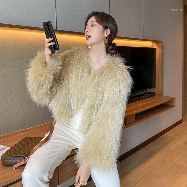 party c a imported raccoon hair weave a brief paragraph irregular fur coat female hair fur coat1, Black
party c a imported raccoon hair weave a brief paragraph irregular fur coat female hair fur coat1, Black
