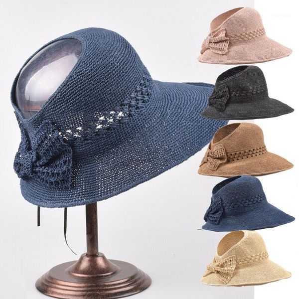 women's girls straw bowler boater sun hat round flat caps brim summer beach cap crochet empty sunscreen bow sun hats1, Blue;gray
women's girls straw bowler boater sun hat round flat caps brim summer beach cap crochet empty sunscreen bow sun hats1, Blue;gray