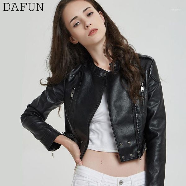 black leather biker jacket women crop jacket punk club coats o-neck long sleeve short jackets chaqueta mujer1 
black leather biker jacket women crop jacket punk club coats o-neck long sleeve short jackets chaqueta mujer1