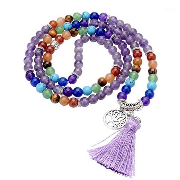 beaded, strands silver plated tree of life connect many colors quartz stone round beads bracelet with tassels healing chakra jewelry1, Black
beaded, strands silver plated tree of life connect many colors quartz stone round beads bracelet with tassels healing chakra jewelry1, Black