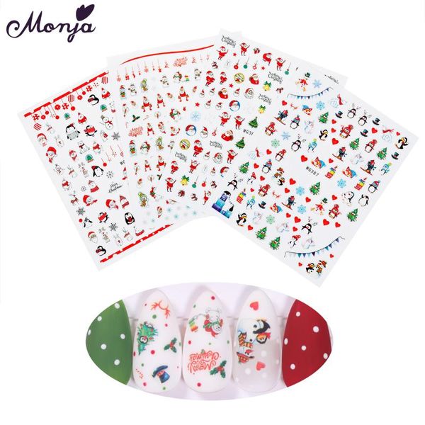 stickers & decals monja 4 styles self-adhesive nail art sticker santa claus christmas tree penguin polar bear diy manicure decoration, Black
stickers & decals monja 4 styles self-adhesive nail art sticker santa claus christmas tree penguin polar bear diy manicure decoration, Black