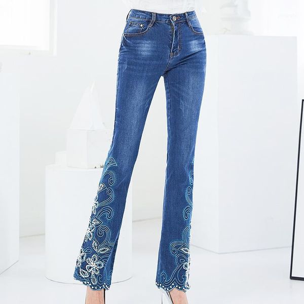women's jeans brand flare pants female hollow out embroidery sweet skinny women streetwear high waist casual plus size trousers1, Blue
women's jeans brand flare pants female hollow out embroidery sweet skinny women streetwear high waist casual plus size trousers1, Blue