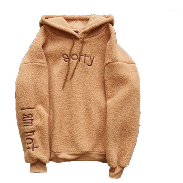 lady sweatshirts imitation lamb hairy letters printed casual hoodies girl korean style loose thicken winter clothesbluzy damskie1, Black
lady sweatshirts imitation lamb hairy letters printed casual hoodies girl korean style loose thicken winter clothesbluzy damskie1, Black