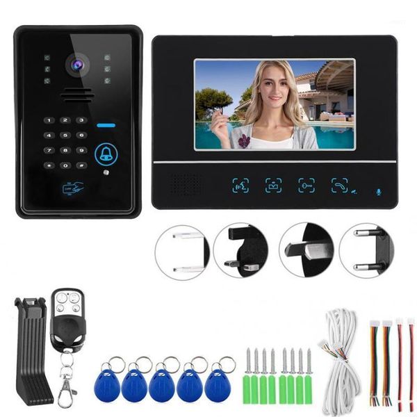 7in wired video doorbell password card night remote access system 100-240v video intercom1
7in wired video doorbell password card night remote access system 100-240v video intercom1