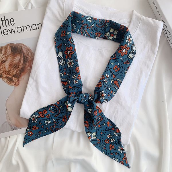 spring and summer new ins cotton and hemp narrow strip small scarf brand fashion versatile decoration neck protection long silk scarf klwe, Blue;gray
spring and summer new ins cotton and hemp narrow strip small scarf brand fashion versatile decoration neck protection long silk scarf klwe, Blue;gray