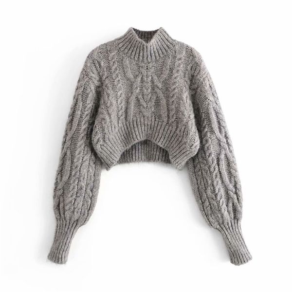 fall za grey cropped argyle sweater women knitted short woman sweaters long sleeve turtleneck pullover asymmetric hem 201130, White;black
fall za grey cropped argyle sweater women knitted short woman sweaters long sleeve turtleneck pullover asymmetric hem 201130, White;black