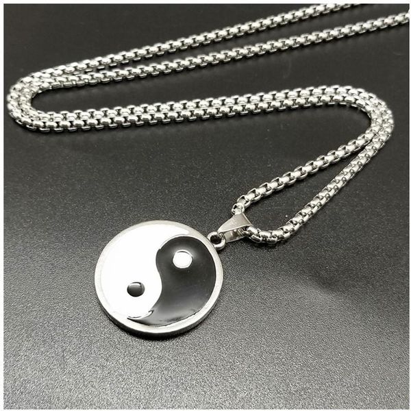 pendant necklaces brand taiji vegetarian pattern chinese hip-hop titanium steel tide men hip hop gothic long, Silver
pendant necklaces brand taiji vegetarian pattern chinese hip-hop titanium steel tide men hip hop gothic long, Silver