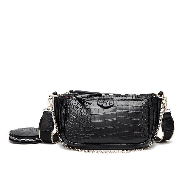 hh fashion chains women shoulder bags designer wide strap messenger bags luxury pu leather crossbody bag lady small purse 3 bag set
hh fashion chains women shoulder bags designer wide strap messenger bags luxury pu leather crossbody bag lady small purse 3 bag set