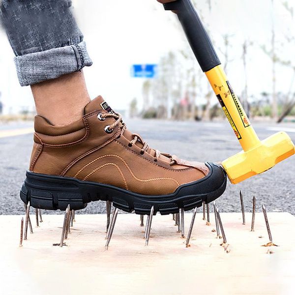 boots men's work steel toe indestructible shoes anti smash safety 4#20/10e501, Black
boots men's work steel toe indestructible shoes anti smash safety 4#20/10e501, Black