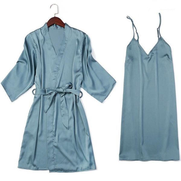 summer new nightwear casual wedding robe women satin burgundy sleepwear kimono bathrobe gown homewear home clothing1, Black;red
summer new nightwear casual wedding robe women satin burgundy sleepwear kimono bathrobe gown homewear home clothing1, Black;red