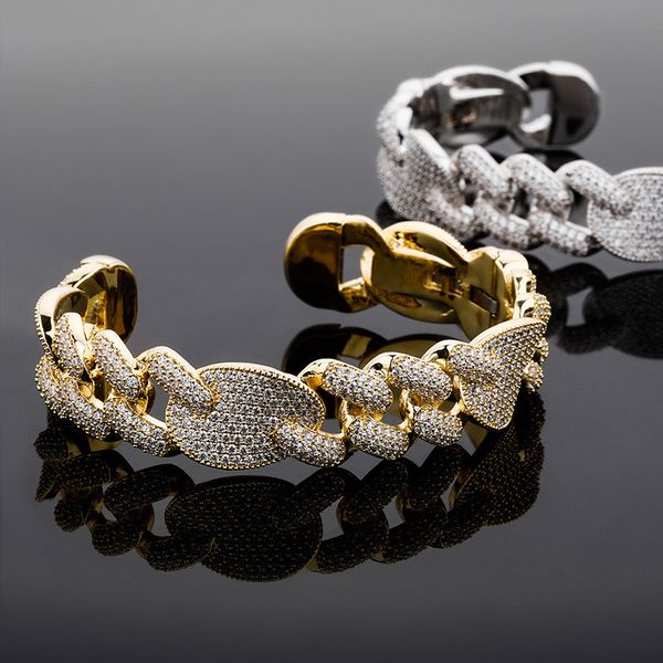 adjustable open size men women bracelet gold plated cz diamond cuban chain bangle bracelet for men women gift, Black
adjustable open size men women bracelet gold plated cz diamond cuban chain bangle bracelet for men women gift, Black