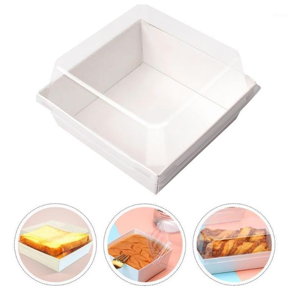 1 set square cake packaging boxes thicken boxes packing with transparent cover (50pcs white paper box 50pcs transpare1
1 set square cake packaging boxes thicken boxes packing with transparent cover (50pcs white paper box 50pcs transpare1