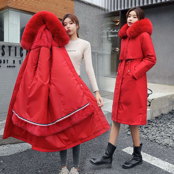2020 new warm style overcomes womens winter parka coats for liner detachable down cotton padded jacket thickened medium length long, Black
2020 new warm style overcomes womens winter parka coats for liner detachable down cotton padded jacket thickened medium length long, Black