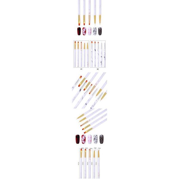 5 pcs/set liner painting brush uv gel drawing brush pen liner brushes acrylic pens marble handle diy nail a wmtgth
5 pcs/set liner painting brush uv gel drawing brush pen liner brushes acrylic pens marble handle diy nail a wmtgth