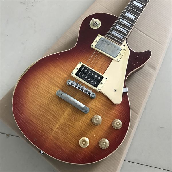 oem rosewood fingerboard, tiger maple old style, tune-o-matic bridge , delivery guitars guitarra
oem rosewood fingerboard, tiger maple old style, tune-o-matic bridge , delivery guitars guitarra