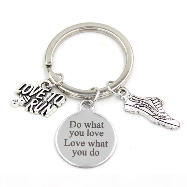 new arrival stainless steel key chain key ring fitness love to run keychain keyring runners gifts for men women jewelry, Slivery;golden
new arrival stainless steel key chain key ring fitness love to run keychain keyring runners gifts for men women jewelry, Slivery;golden