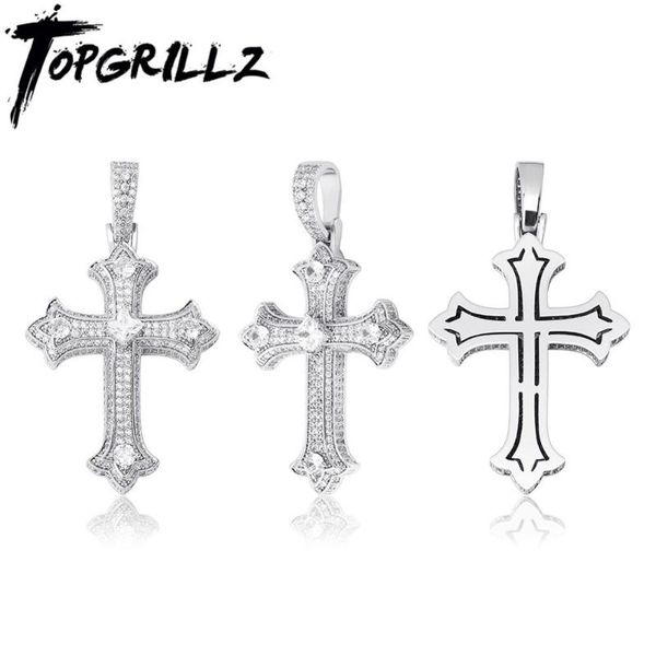 rillz 2020 new cross pendant iced out necklace full micro pave cubic zirconia pendant hip hop fashion jewelry gift for men, Silver
rillz 2020 new cross pendant iced out necklace full micro pave cubic zirconia pendant hip hop fashion jewelry gift for men, Silver