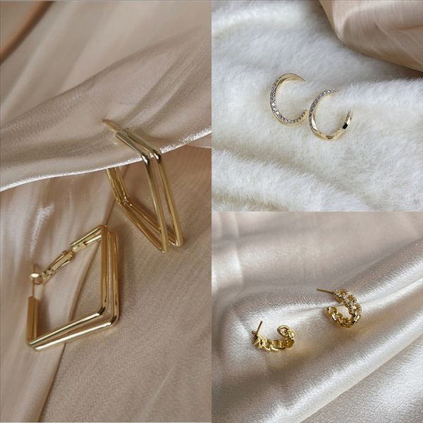 ketb s'steel small sutd earring sterling set earrings for jewelry silver neckla de earring sier women concise earing pendientes plata a, Golden
ketb s'steel small sutd earring sterling set earrings for jewelry silver neckla de earring sier women concise earing pendientes plata a, Golden