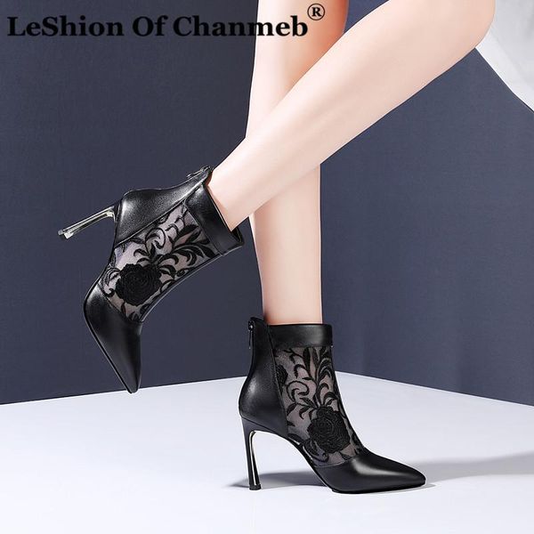 embroidery flowers women boots breathable mesh net spring shoes botas mujer women's thin high heels short boots ladies booties, Black
embroidery flowers women boots breathable mesh net spring shoes botas mujer women's thin high heels short boots ladies booties, Black