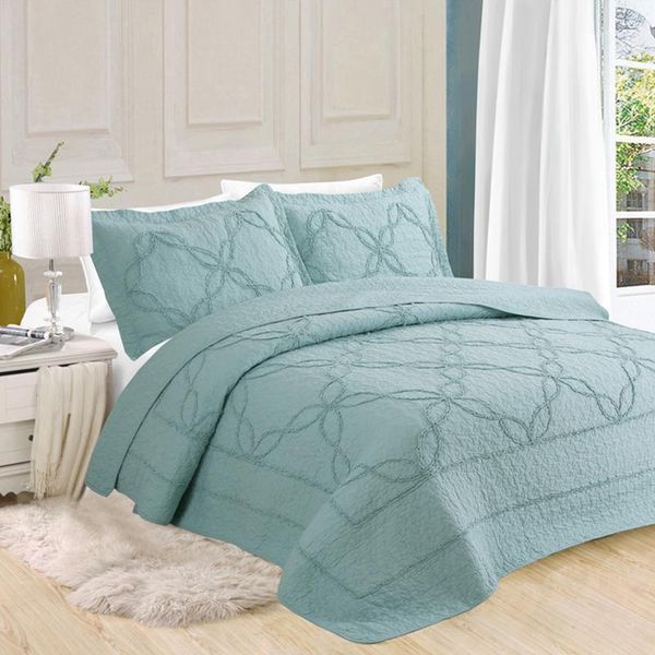 solid color quilt set blanket pure cotton handmade patchwork air conditioner 3pcs set bed cover bedspread bedding queen king1
solid color quilt set blanket pure cotton handmade patchwork air conditioner 3pcs set bed cover bedspread bedding queen king1