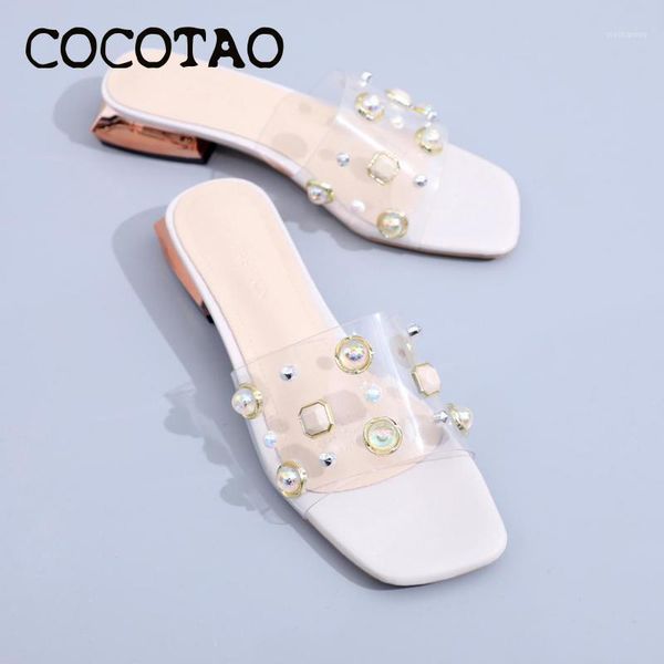 sandals and slippers female 2020 spring new wild slippers pearl transparent rhinestone summer wear fashion thick heel1, Black
sandals and slippers female 2020 spring new wild slippers pearl transparent rhinestone summer wear fashion thick heel1, Black
