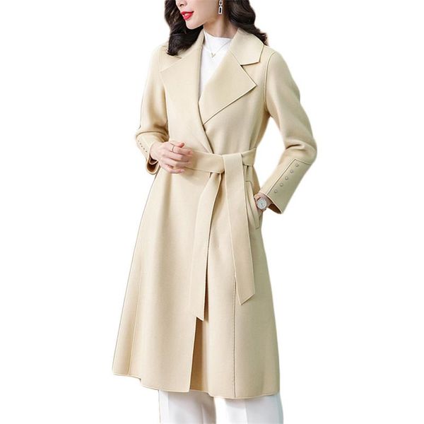 woolen coat women beige 2020 autumn winter new korean noble loose lapel long sleeve wool jackets feminina, Black
woolen coat women beige 2020 autumn winter new korean noble loose lapel long sleeve wool jackets feminina, Black