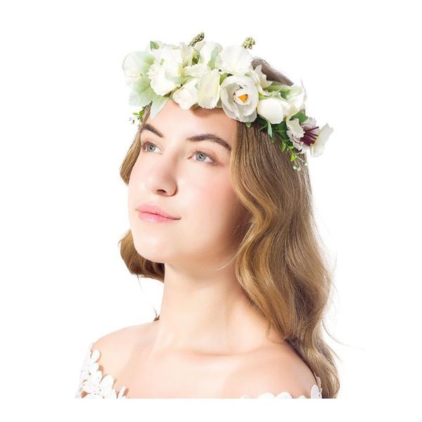women rose flower wreath festival wedding girls party floral garlands crown floral halo with ribbon bridesmaid flow jlluuu
women rose flower wreath festival wedding girls party floral garlands crown floral halo with ribbon bridesmaid flow jlluuu