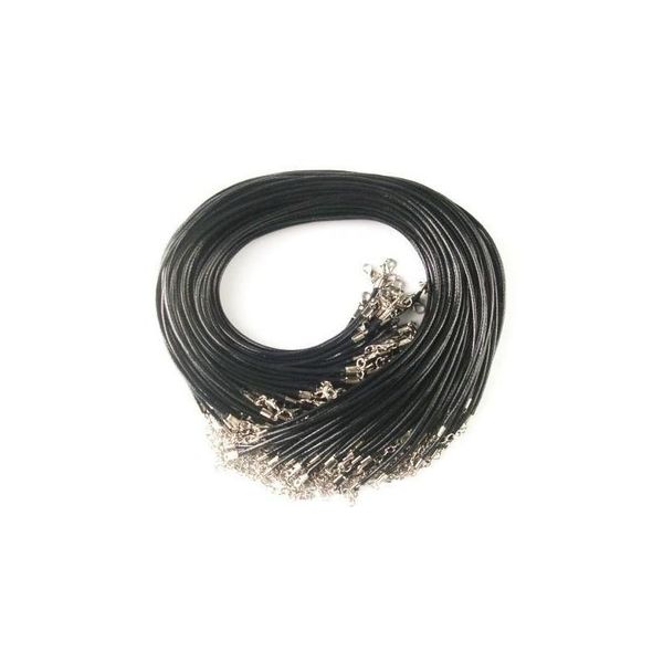 black wax leather snake necklace beading cord string rope wire 45cm extender chain with lobster clasp diy sqcmqo homes2007, White;red
black wax leather snake necklace beading cord string rope wire 45cm extender chain with lobster clasp diy sqcmqo homes2007, White;red