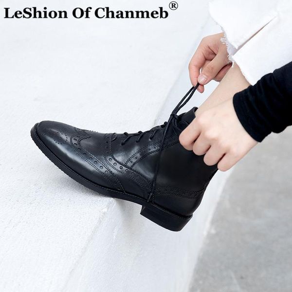 boots size 33-40 soft cow leather women lace up zip cut out brogue shoes woman ladies flat ankle black booties botas mujer1
boots size 33-40 soft cow leather women lace up zip cut out brogue shoes woman ladies flat ankle black booties botas mujer1