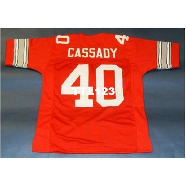 121 custom #40 howard hopalong cassady custom college style college jersey size s-4xl or custom any name or number jersey, Black 
121 custom #40 howard hopalong cassady custom college style college jersey size s-4xl or custom any name or number jersey, Black