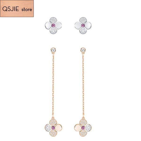 qsjie swa material, fashion charm perforated lady's earrings charming fashion jewelry, Golden;silver
qsjie swa material, fashion charm perforated lady's earrings charming fashion jewelry, Golden;silver