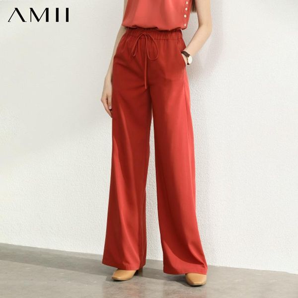 amii minimalist summer wide leg pants women casual high waist solid loose female straight pants 12030043, Black;white
amii minimalist summer wide leg pants women casual high waist solid loose female straight pants 12030043, Black;white