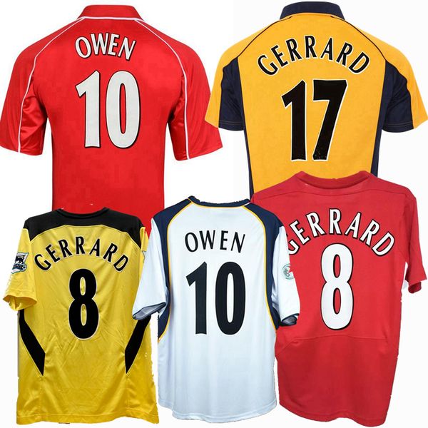 2000 01 02 03 04 05 06 alonso michael owen hyypia gerrard retro soccer jersey heskey litmanen redknapp carragher classic football shirt, Black;yellow
2000 01 02 03 04 05 06 alonso michael owen hyypia gerrard retro soccer jersey heskey litmanen redknapp carragher classic football shirt, Black;yellow