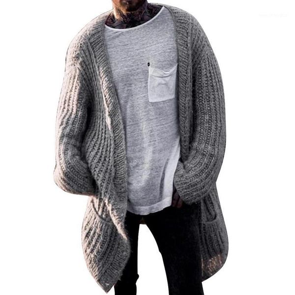 men's sweaters knitted cardigan men long style oversize coat 2021 streetwear sweater jacket casual winter clothes1, White;black
men's sweaters knitted cardigan men long style oversize coat 2021 streetwear sweater jacket casual winter clothes1, White;black