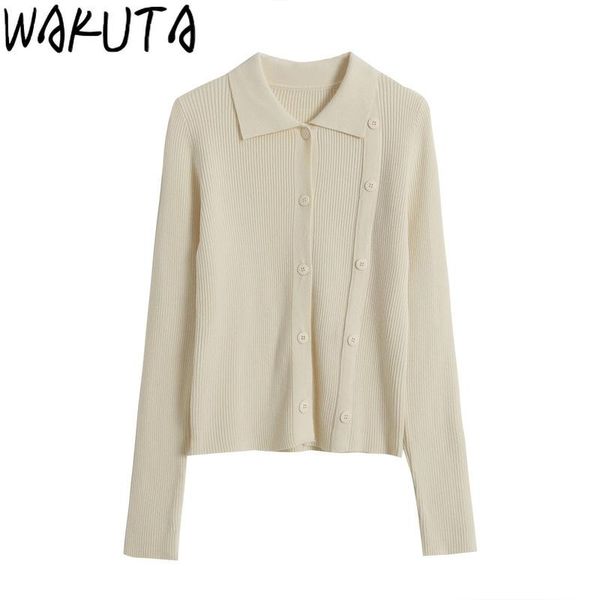 wakuta chic elegant double breasted cardigans women 2020 autumn winter fashion slim turn-down collar warm sweater coat solid, White
wakuta chic elegant double breasted cardigans women 2020 autumn winter fashion slim turn-down collar warm sweater coat solid, White