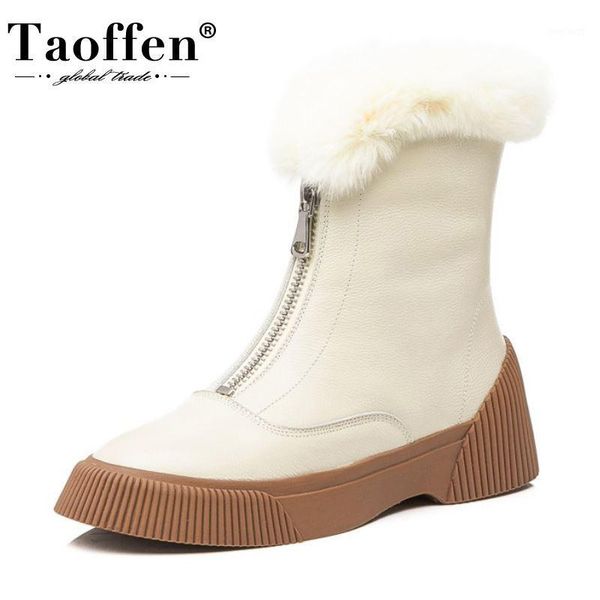 coolcept real leather women ankle boots plush fur front zipper flats shoes warm winter boots women daily footwear size 34-391, Black
coolcept real leather women ankle boots plush fur front zipper flats shoes warm winter boots women daily footwear size 34-391, Black