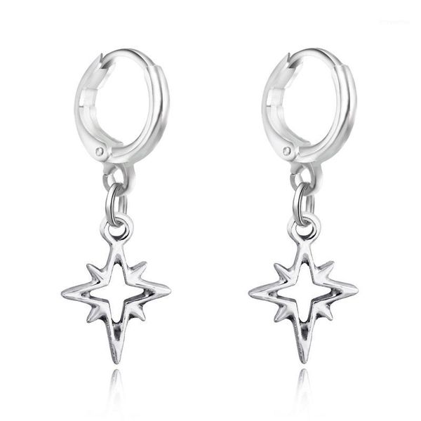 1 pair european new fashion simple earrings explosion hollow star pendant hoop earrings trendy circle as gift e489-t21, Golden;silver
1 pair european new fashion simple earrings explosion hollow star pendant hoop earrings trendy circle as gift e489-t21, Golden;silver