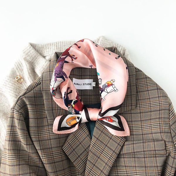 women 100% silk scarf square neck hair scarves 2020 foulard shawls and wraps print small neckerchief headband hijab 53*53cm, Blue;gray
women 100% silk scarf square neck hair scarves 2020 foulard shawls and wraps print small neckerchief headband hijab 53*53cm, Blue;gray