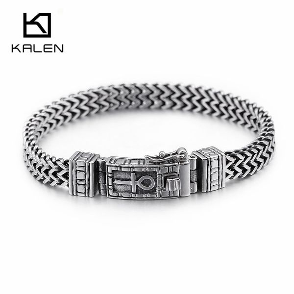 kalen 8mm egyptian ankh symbol of life charm bracelets for men women stainless steel silver mesh linking chain bracelet jewelry y200107, Golden;silver
kalen 8mm egyptian ankh symbol of life charm bracelets for men women stainless steel silver mesh linking chain bracelet jewelry y200107, Golden;silver