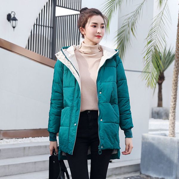 fashion front and women women's jas hooded jacket new back parka winter long random short 2020 mpseh, Black
fashion front and women women's jas hooded jacket new back parka winter long random short 2020 mpseh, Black