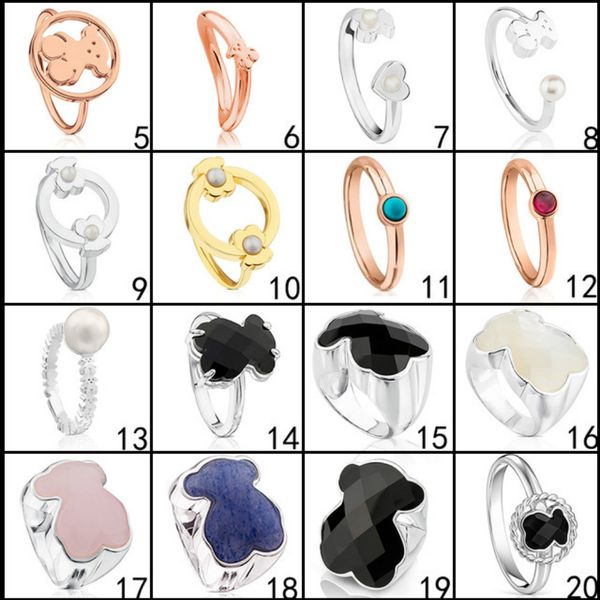 2020 wholesale 2020 100% 925 sterling silver bear original ring 1 fashion ring jewelry manufacturer bear set, Slivery;golden
2020 wholesale 2020 100% 925 sterling silver bear original ring 1 fashion ring jewelry manufacturer bear set, Slivery;golden