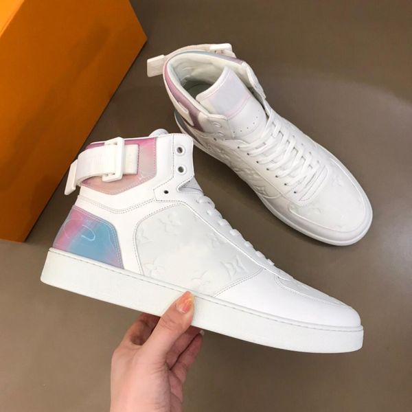 high help real leather sneakers men shoes women chaussures de designer sports loafers running martin platform casual 8272 boots w3, Black
high help real leather sneakers men shoes women chaussures de designer sports loafers running martin platform casual 8272 boots w3, Black