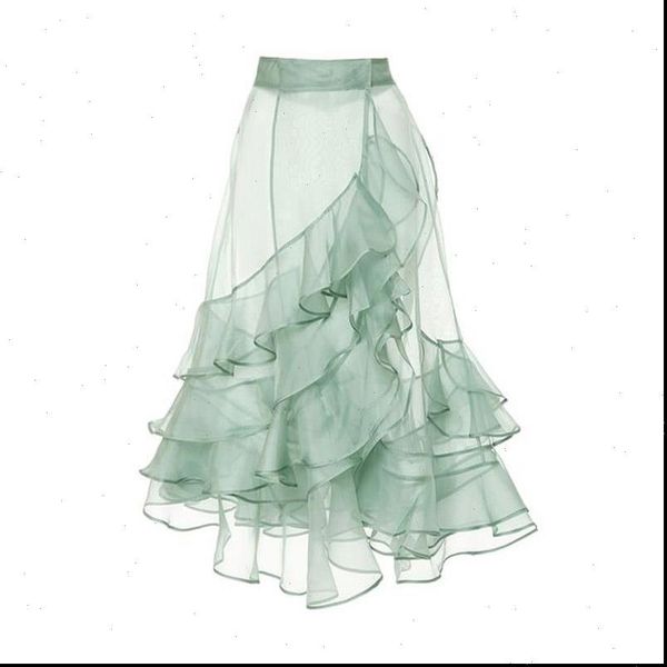 2020 mint green see thru mermaid tulle skirts women zipper ruffles tiered mid calf wrap tulle skirt maxi skirt summer, Black
2020 mint green see thru mermaid tulle skirts women zipper ruffles tiered mid calf wrap tulle skirt maxi skirt summer, Black
