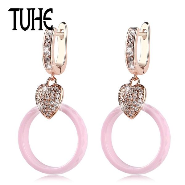 romantic pink ceramic circle drop earrings with rose gold and silver love heart rhinestone for women fashion jewelry earrings
romantic pink ceramic circle drop earrings with rose gold and silver love heart rhinestone for women fashion jewelry earrings